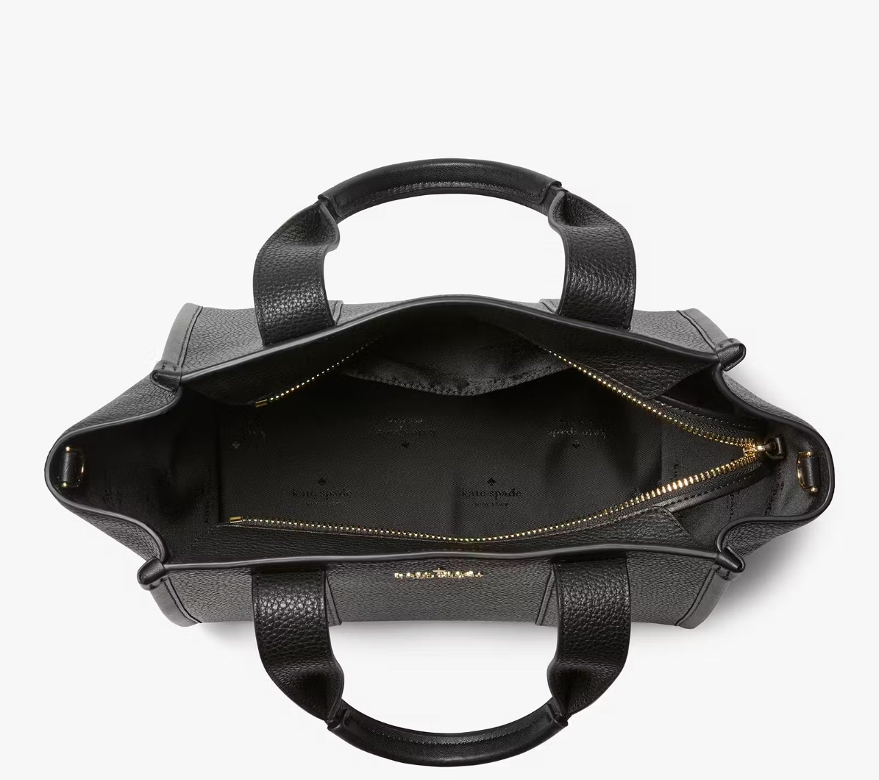Kate Spade Kip Leather Small Tote In Black - Image 3