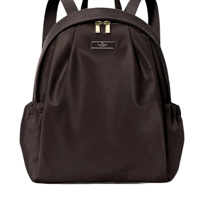 Kate Spade Carter Nylon Large Backpack in Hot Fudge
