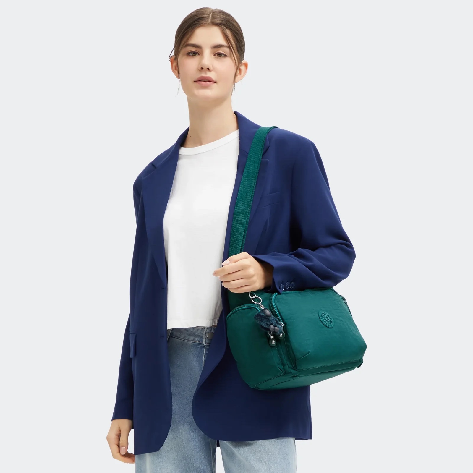 Kipling Gabb S Havana Women Shoulder In Tailored Green - Image 6