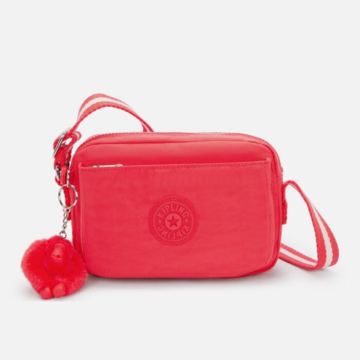 Kipling Abanu Small Crossbody Bag In Escape Red